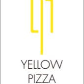 Yellow pizza logo